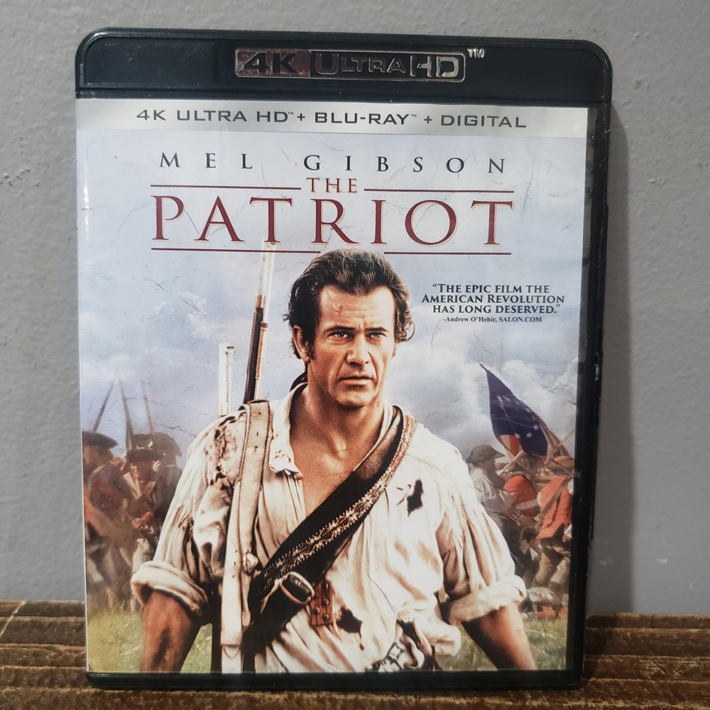 The Patriot 4K Ultra HD Blu-ray Mel Gibson American Revolution Movie